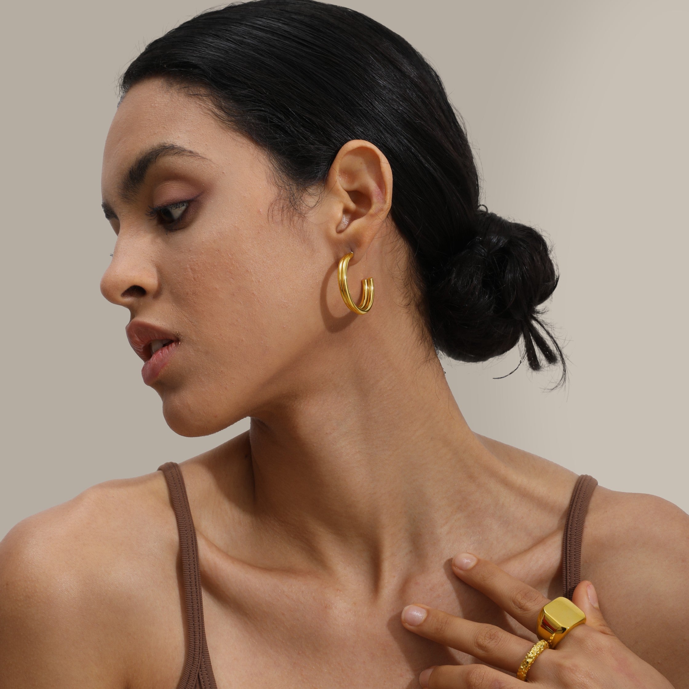 The camilla hoop earrings
