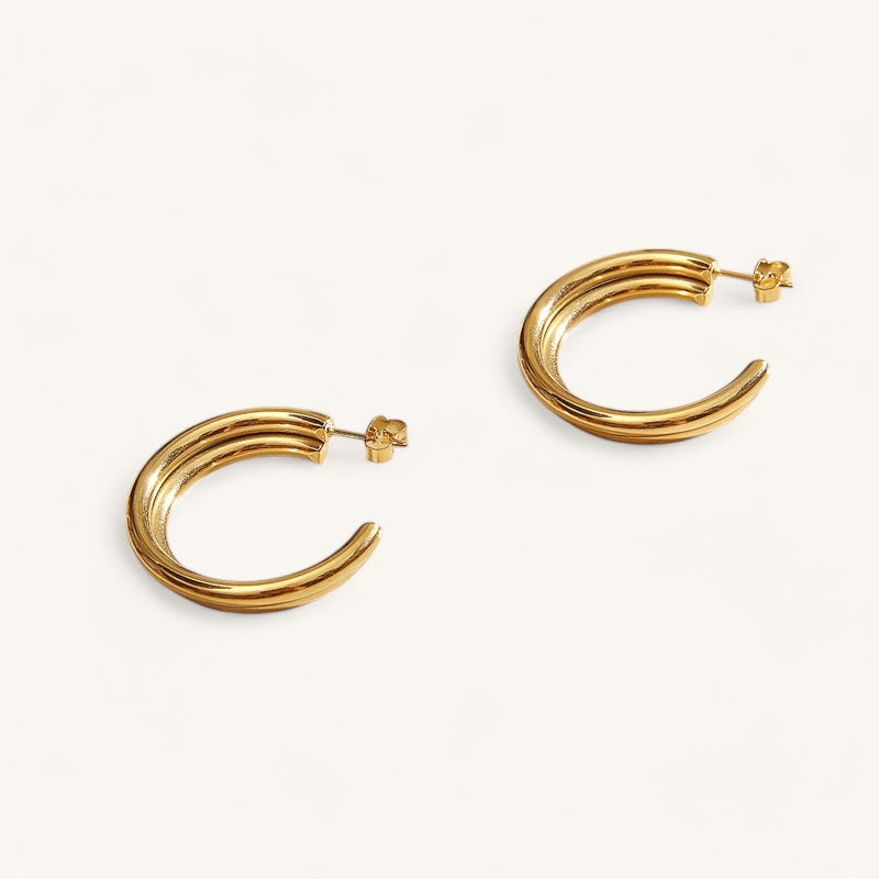The camilla hoop earrings
