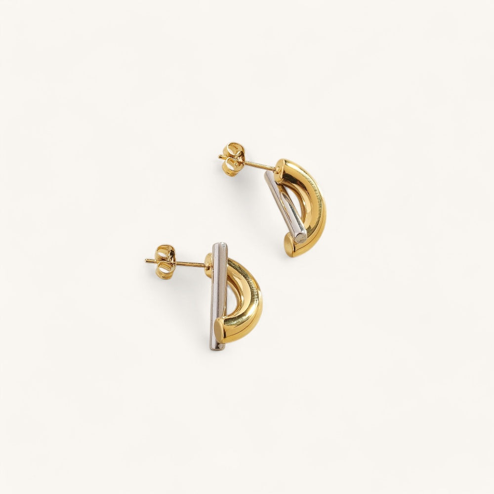 The half bar earrings