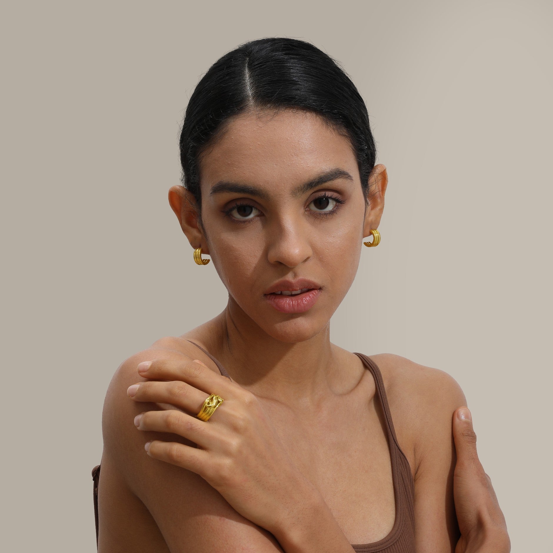 The julia hoop earrings