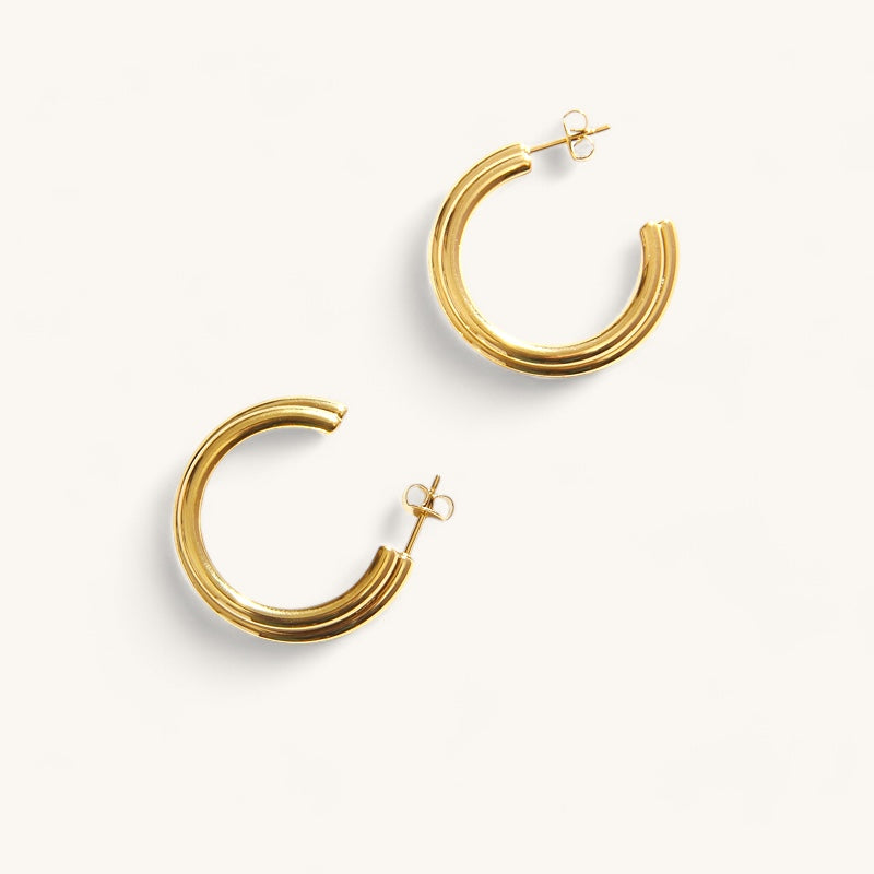 The camilla hoop earrings