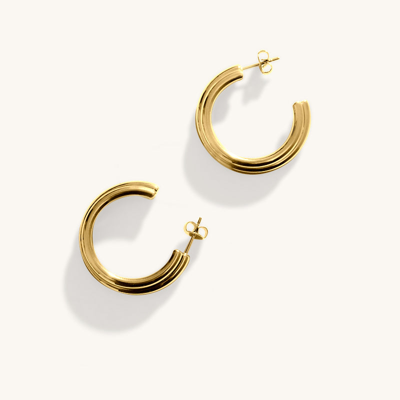 The camilla hoop earrings