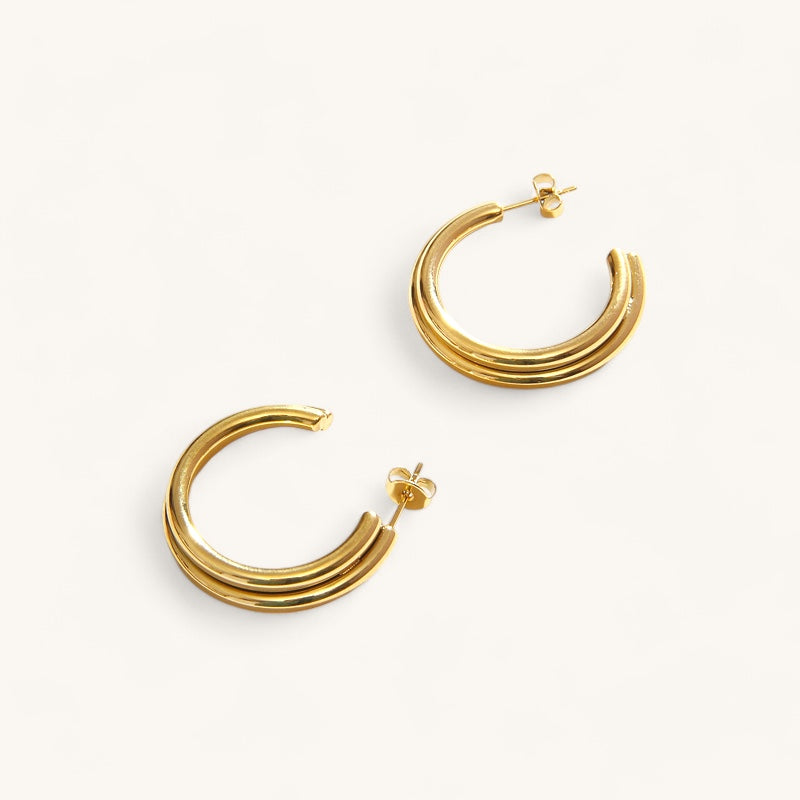 The camilla hoop earrings