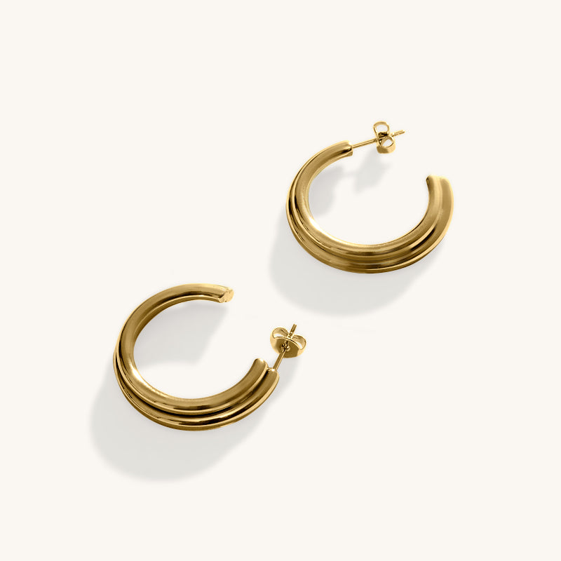 The camilla hoop earrings